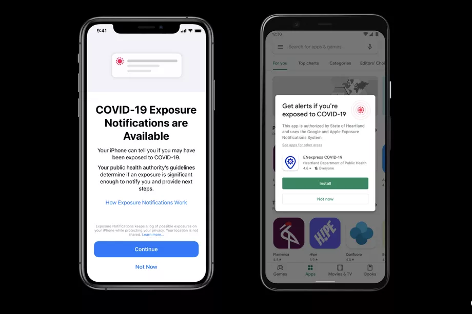 Apple and Google announced a new app system to track COVID-19 exposures