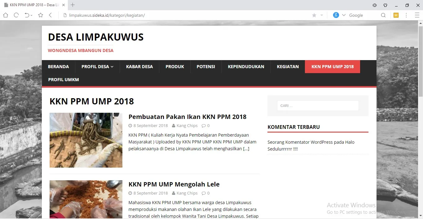Website Desa Limpakuwus