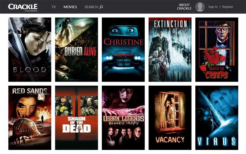 horror movie websites for free download