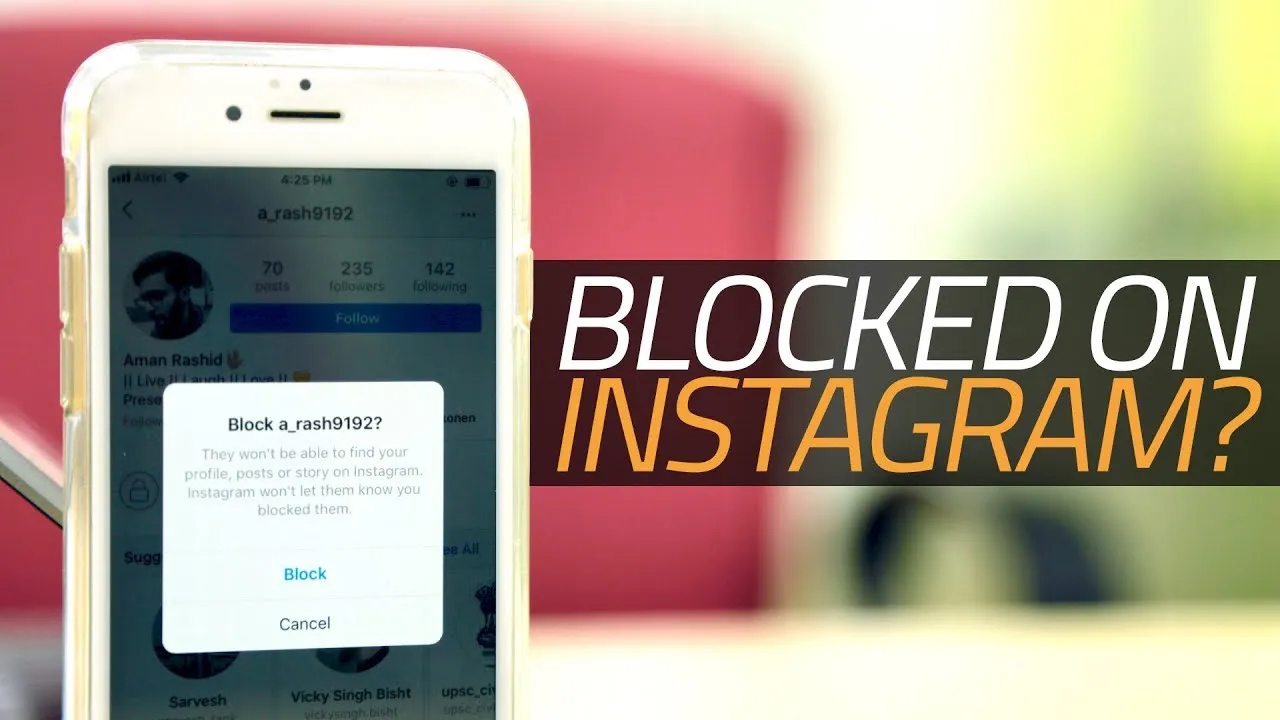 How to figure out who has blocked you on Instagram?