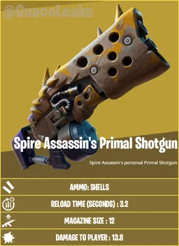 Fortnite Spire Assassins Primal Shotgun