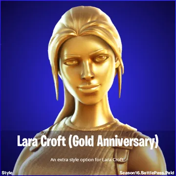 Fortnite Lara Croft Golden Skin