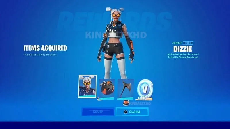 How to get the Dizzie Domain pack with 600 V-Bucks in Fortnite