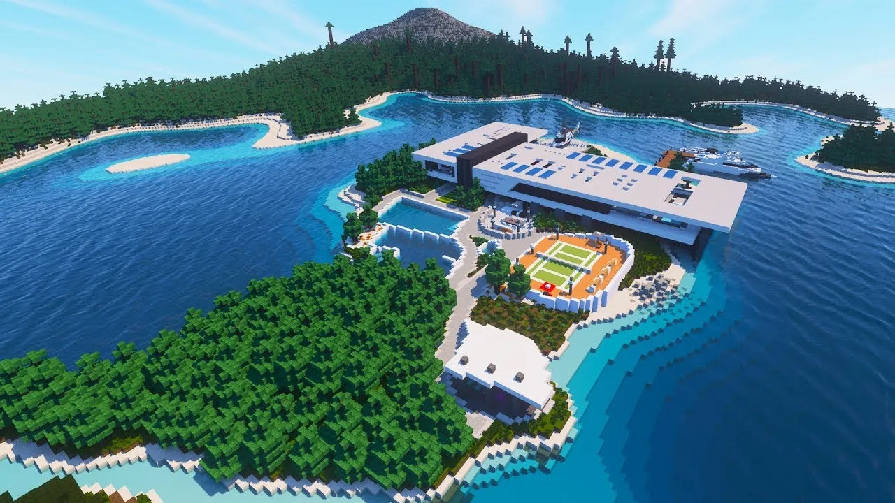 Minecraft: How to build a beach resort