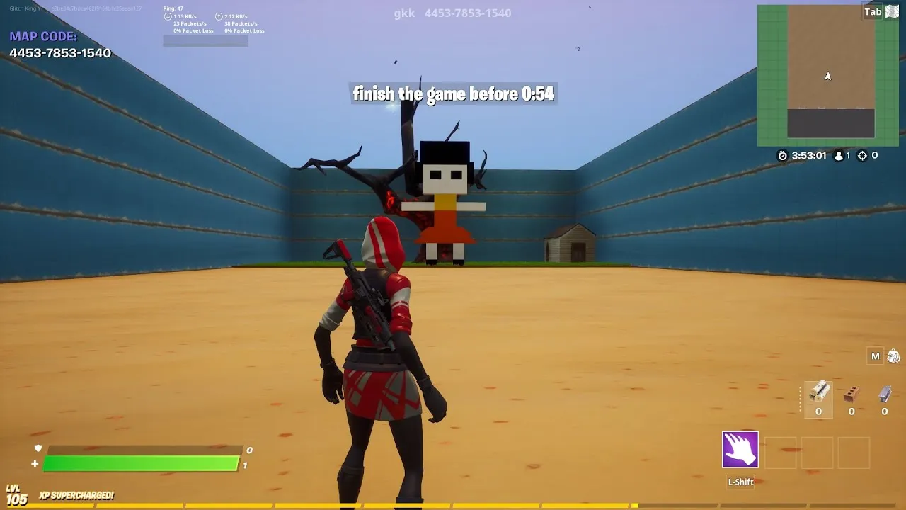 How to play the Squid Game in Fortnite